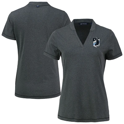 Women's Cutter & Buck Heather Minnesota United FC Forge Stretch Blade Top