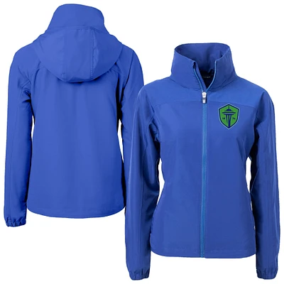 Women's Cutter & Buck Seattle Sounders FC Charter Eco Recycled Full-Zip Jacket