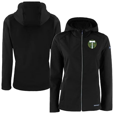 Women's Cutter & Buck Portland Timbers Evoke Eco Softshell Recycled Full-Zip Jacket