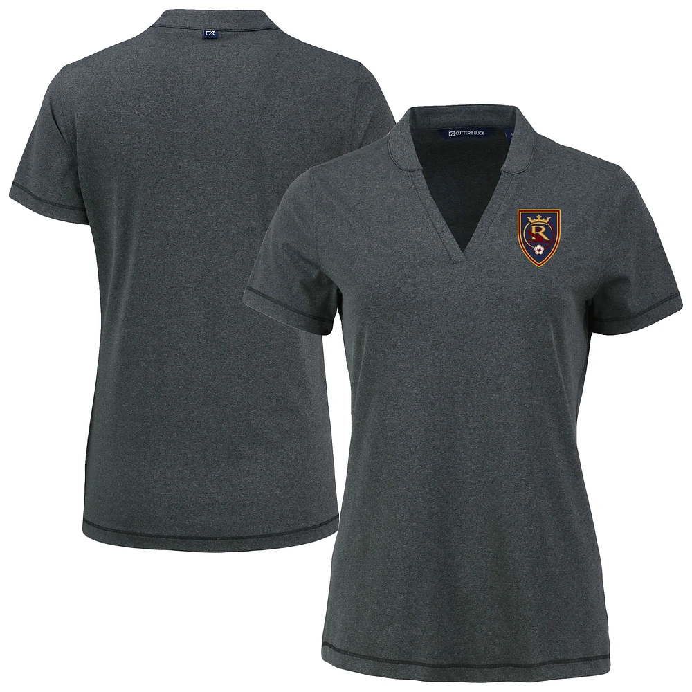 Women's Cutter & Buck Heather Real Salt Lake Forge Stretch Blade Top