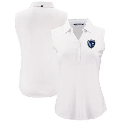 Women's Cutter & Buck Sporting Kansas City Forge Eco Stretch Recycled Sleeveless Polo