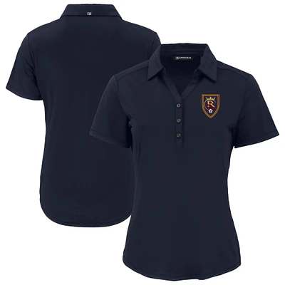 Women's Cutter & Buck Navy Real Salt Lake Forge Eco Stretch Recycled Polo