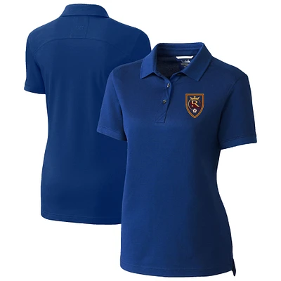Women's Cutter & Buck Real Salt Lake Advantage Eco Tri-Blend Pique Polo