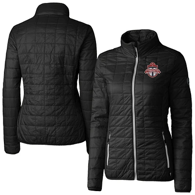Women's Cutter & Buck Toronto FC Rainier PrimaLoft Eco Insulated Full-Zip Printed Puffer Jacket