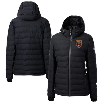 Women's Cutter & Buck Real Salt Lake Mission Ridge Repreve Eco Insulated Hooded Puffer Jacket