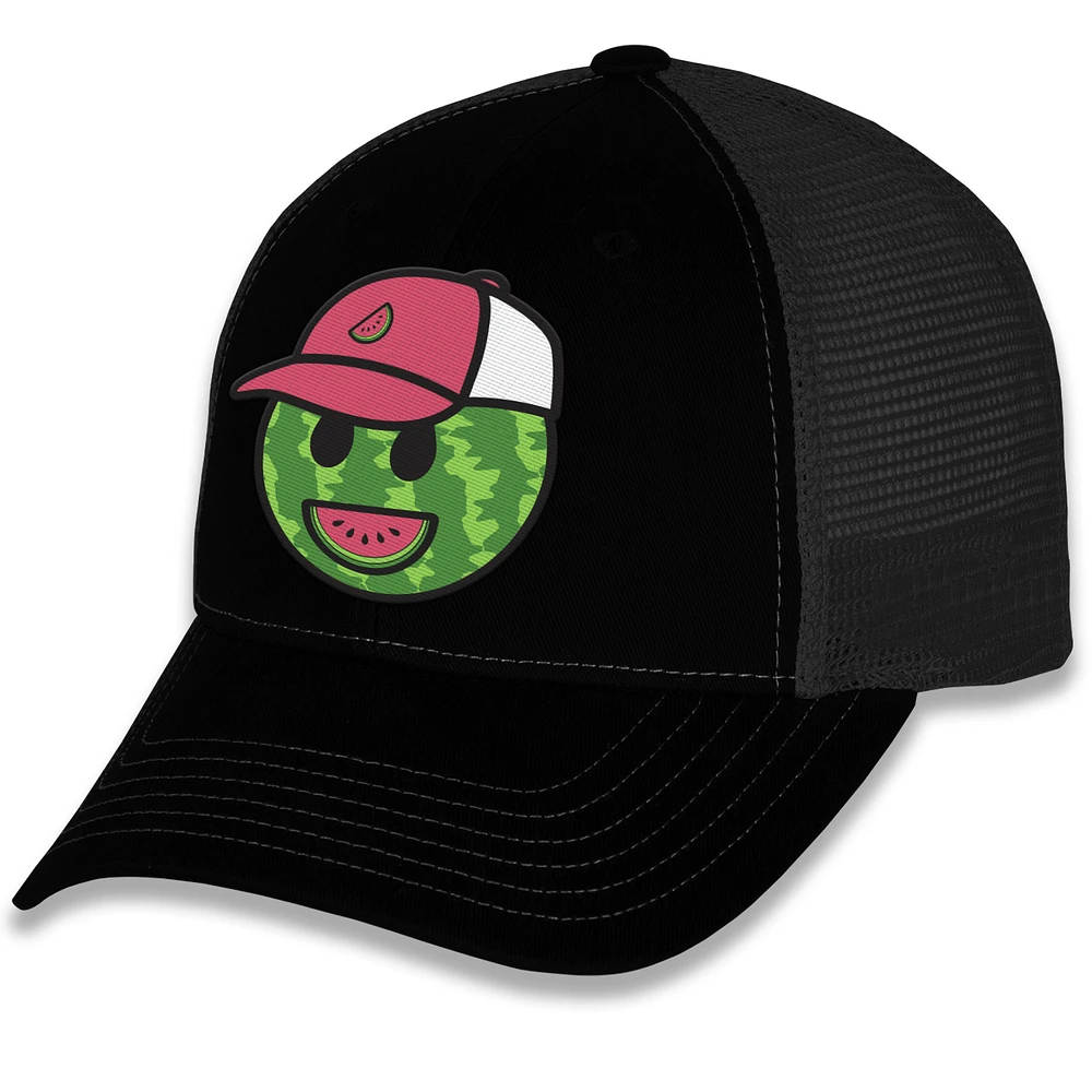 Men's Trackhouse Racing Team Collection Black Ross Chastain Melon Man Adjustable Hat
