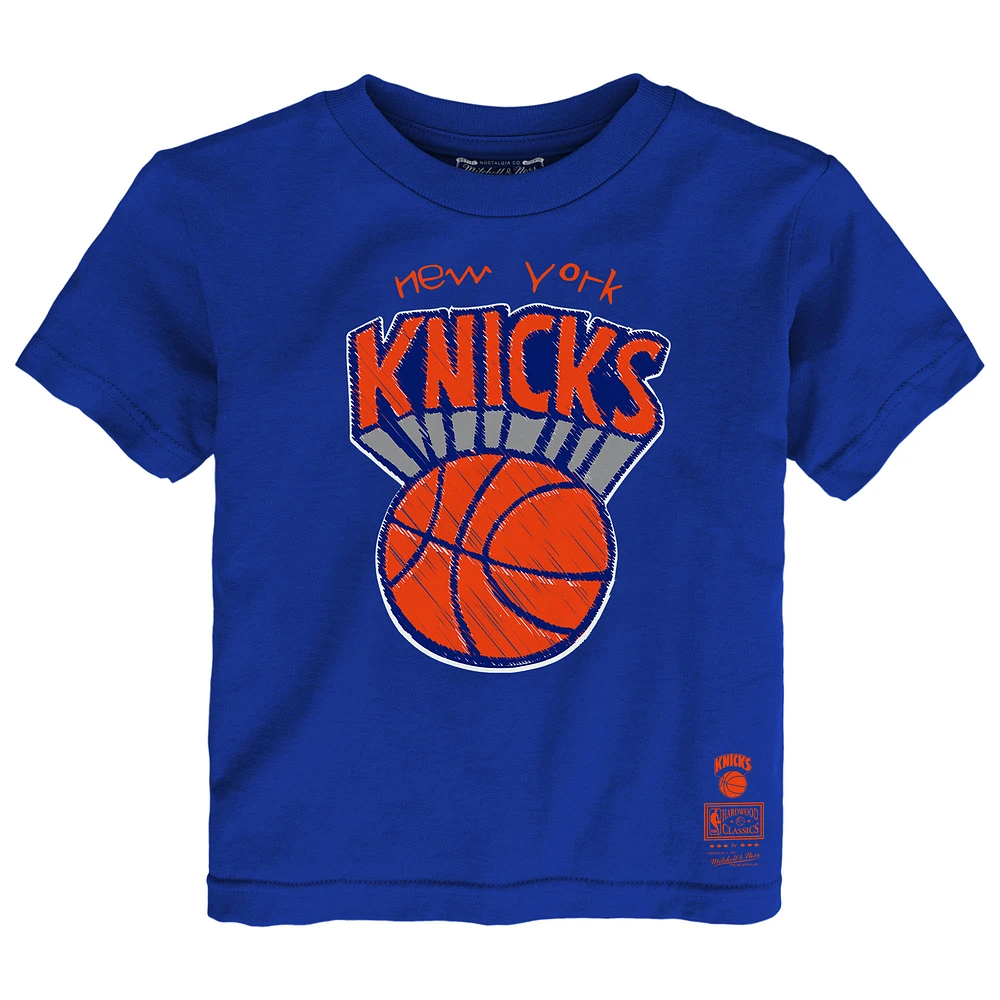 Toddler Mitchell & Ness Blue New York Knicks Favorite Team T-Shirt