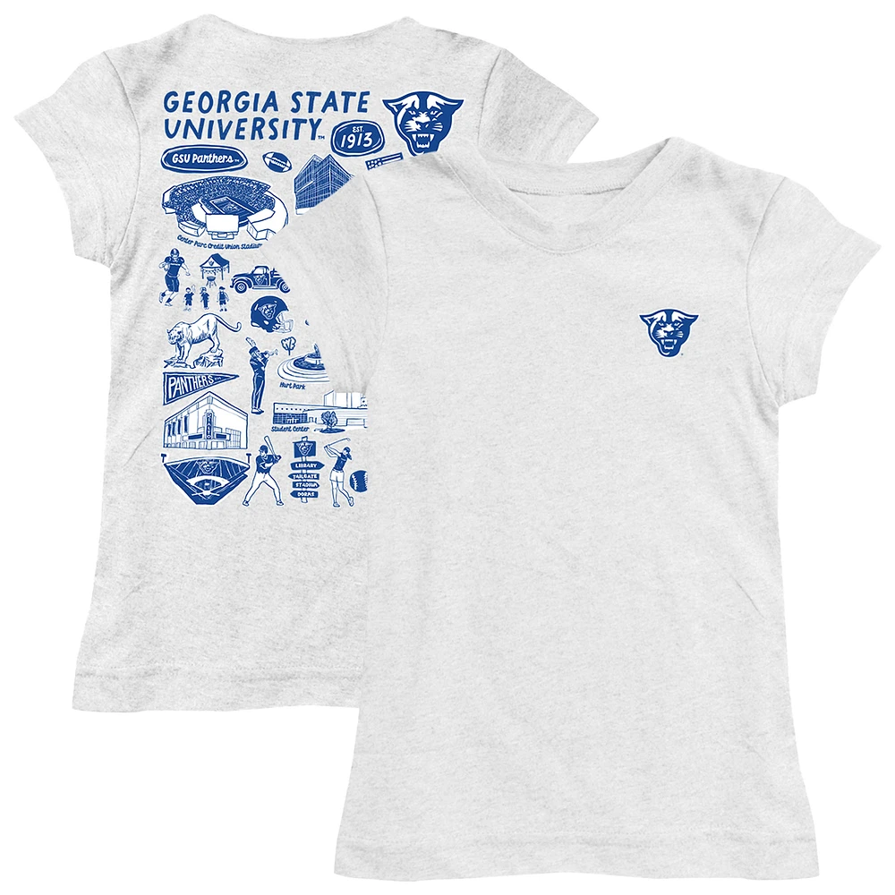 Youth Vive La Fete Georgia State Panthers Impressions Artwork Fitted T-Shirt