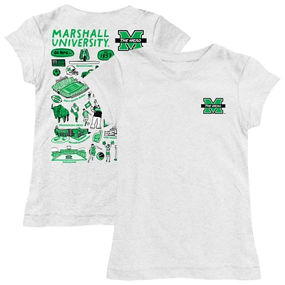 Youth Vive La Fete Marshall Thundering Herd Impressions Artwork Fitted T-Shirt