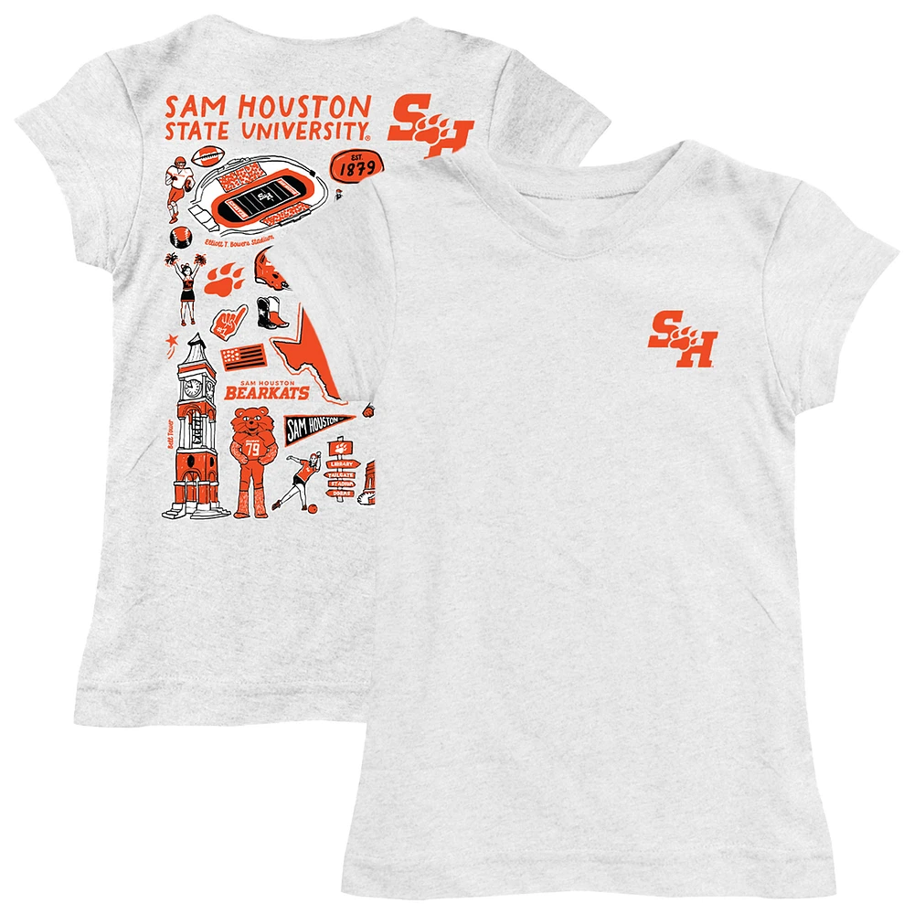 Youth Vive La Fete Sam Houston State Bearkats Impressions Artwork Fitted T-Shirt