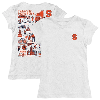 Youth Vive La Fete Syracuse Orange Impressions Artwork Fitted T-Shirt