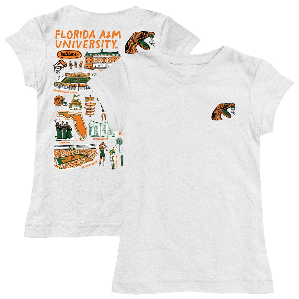 Girls Toddler Vive La Fete Florida A&M Rattlers Impressions Artwork T-Shirt