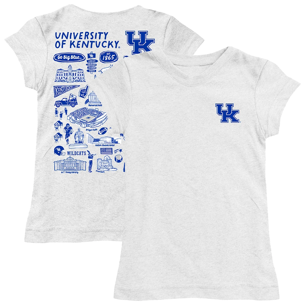 Girls Toddler Vive La Fete Kentucky Wildcats Impressions Artwork T-Shirt
