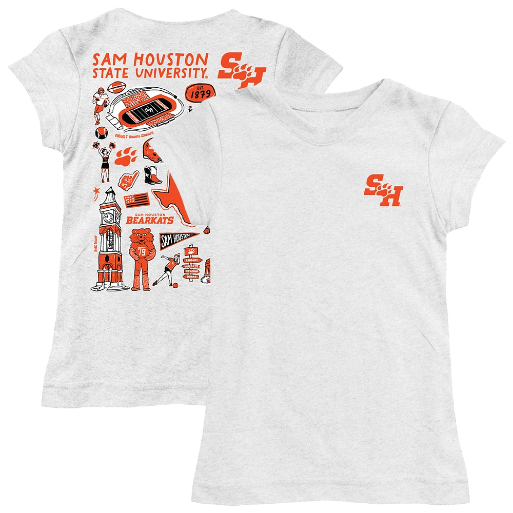 Girls Toddler Vive La Fete Sam Houston State Bearkats Impressions Artwork T-Shirt