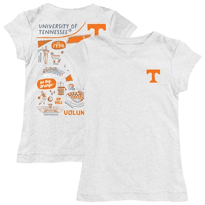 Girls Toddler Vive La Fete Tennessee Volunteers Impressions Artwork T-Shirt