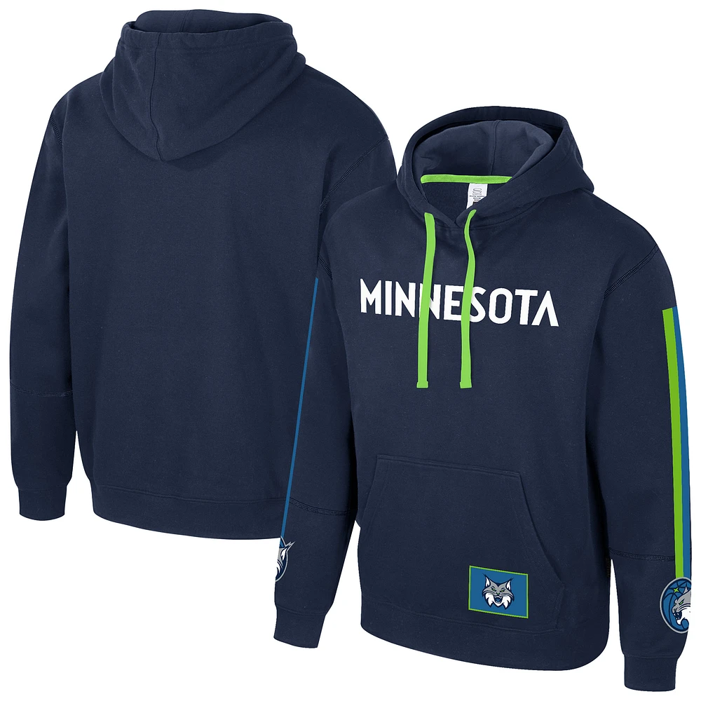 Unisex Stadium Essentials Navy Minnesota Lynx City Star Rebel Edition Pullover Hoodie