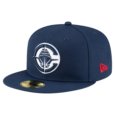 Men's New Era Navy LA Clippers 59FIFTY Fitted Hat