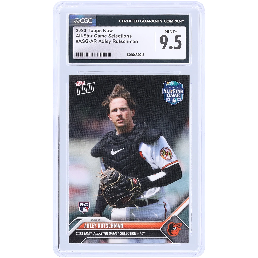 Adley Rutschman Baltimore Orioles 2023 Topps Now 2023 MLB All-Star Game Selection - AL #ASG-AR CGC Authenticated 9.5 Rookie Card