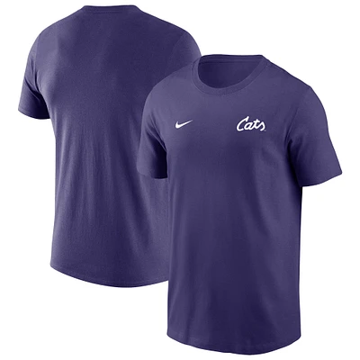 Men's Nike Purple Kansas State Wildcats 2025 Sideline Legend Performance T-Shirt
