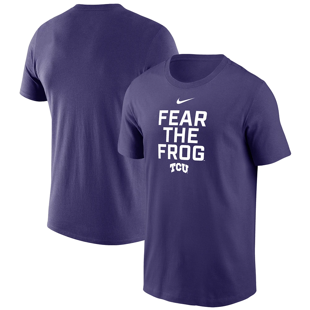 Men's Nike Purple TCU Horned Frogs Local Performance T-Shirt