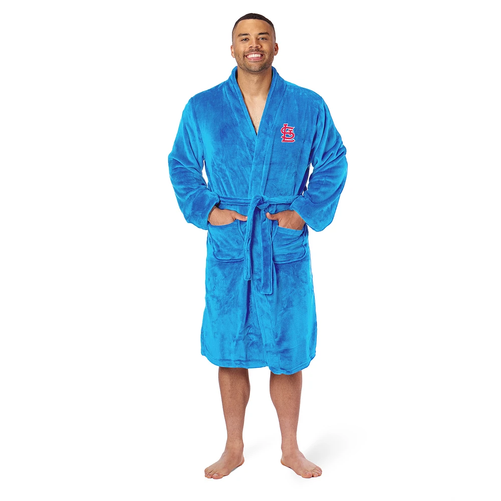 Men's The Northwest Group Light Blue St. Louis Cardinals Silk Touch Robe