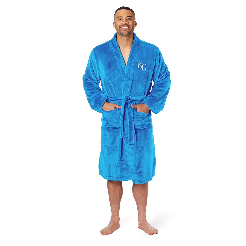 Men's The Northwest Group Light Blue Kansas City Royals Silk Touch Robe