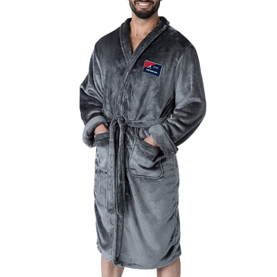 Men's The Northwest Group Charcoal Atlanta Braves Snipe Personalized Robe