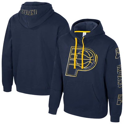 Unisex Stadium Essentials Navy Indiana Pacers Elementized Pullover Hoodie