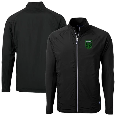 Men's Cutter & Buck Austin FC Adapt Eco Knit Hybrid Recycled Full-Zip Jacket