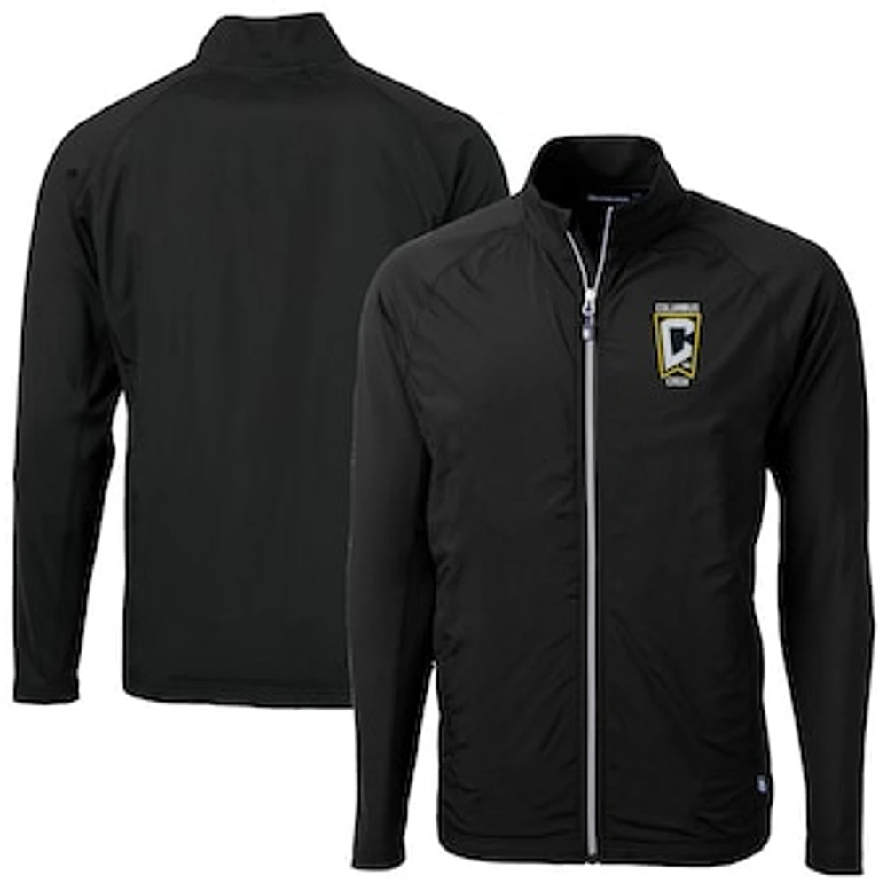 Men's Cutter & Buck Columbus Crew Adapt Eco Knit Hybrid Recycled Full-Zip Jacket