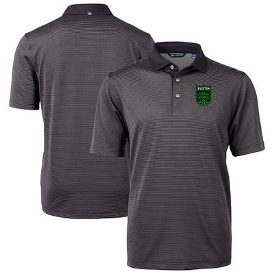 Men's Cutter & Buck Austin FC Virtue Eco Pique Micro Stripe Recycled Polo