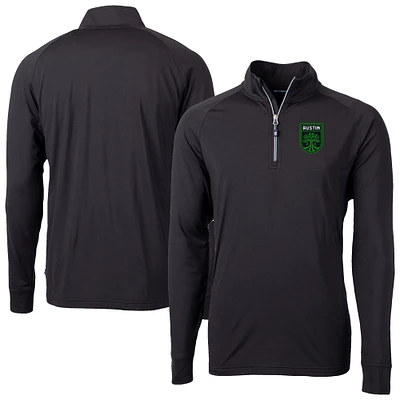 Men's Cutter & Buck Austin FC Big Tall Adapt Eco Knit Stretch Recycled Quarter-Zip Pullover
