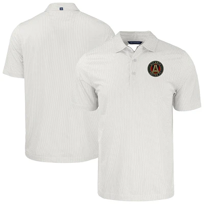 Men's Cutter & Buck Atlanta United FC Big Tall Pike Eco Symmetry Print Stretch Recycled Polo