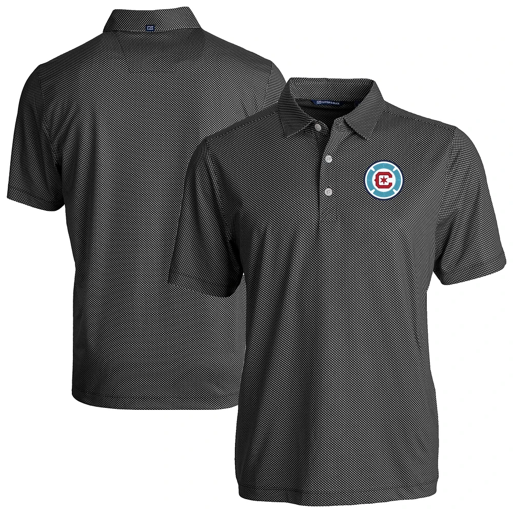 Men's Cutter & Buck Chicago Fire Big Tall Pike Eco Symmetry Print Stretch Recycled Polo