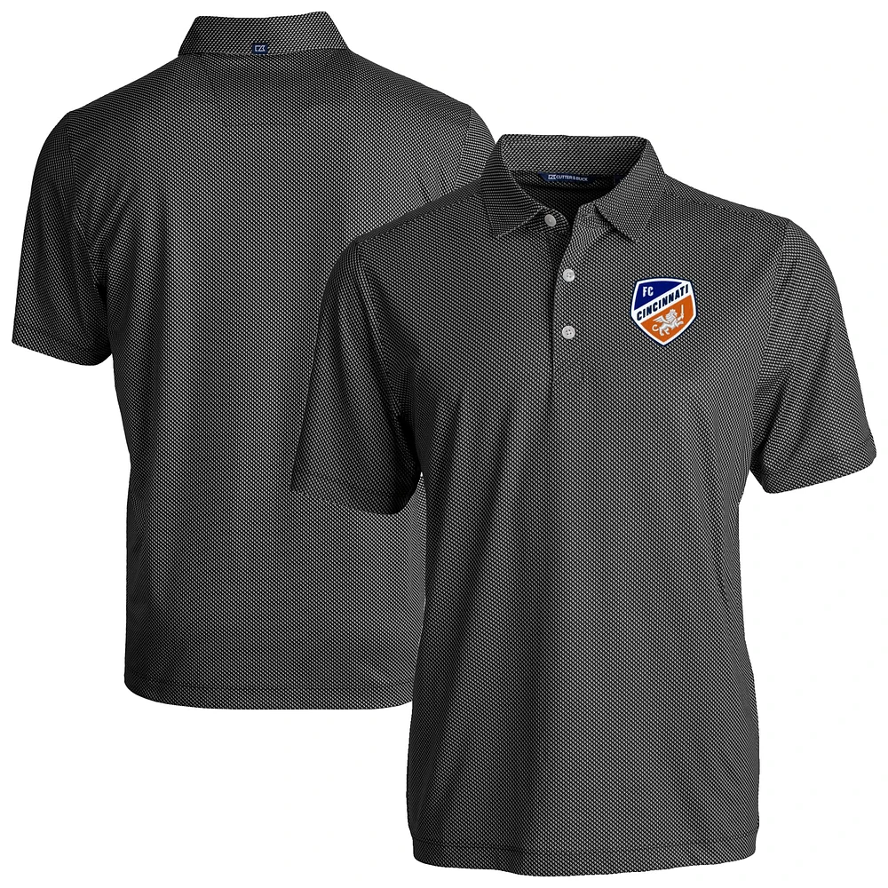 Men's Cutter & Buck FC Cincinnati Big Tall Pike Eco Symmetry Print Stretch Recycled Polo