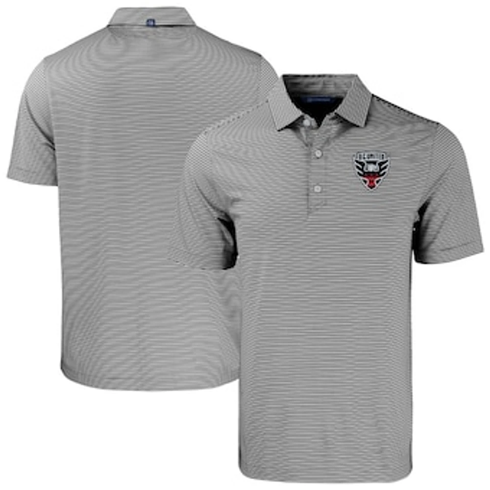 Men's Cutter & Buck D.C. United Big Tall Forge Eco Double Stripe Stretch Recycled Polo