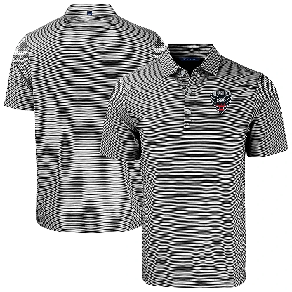 Men's Cutter & Buck D.C. United Big Tall Forge Eco Double Stripe Stretch Recycled Polo