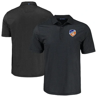 Men's Cutter & Buck FC Cincinnati Big Tall Pike Eco Shadow Check Print Recycled Polo