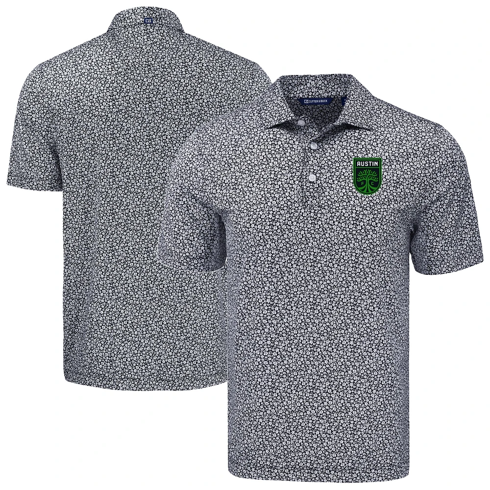 Men's Cutter & Buck Austin FC Big Tall Pike Eco Flora Print Recycled Polo