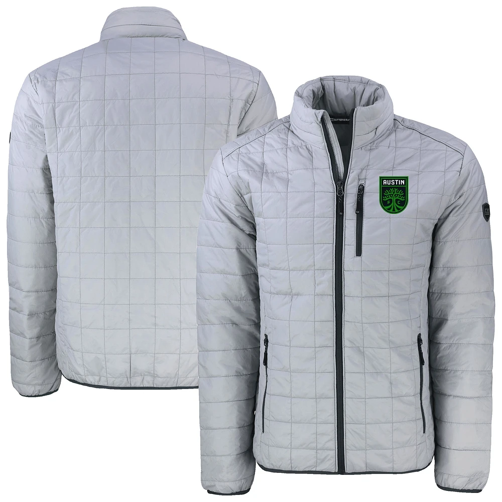 Men's Cutter & Buck Austin FC Big Tall Rainier PrimaLoft Eco Insulated Full-Zip Puffer Jacket