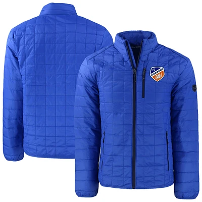 Men's Cutter & Buck Royal FC Cincinnati Big Tall Rainier PrimaLoft Eco Insulated Full-Zip Puffer Jacket
