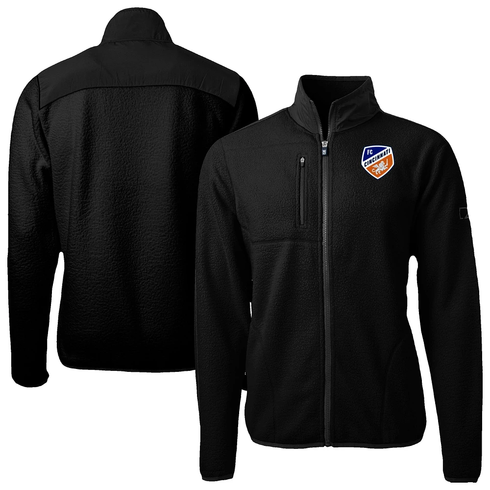 Men's Cutter & Buck FC Cincinnati Big Tall Cascade Eco Sherpa Fleece Full-Zip Jacket