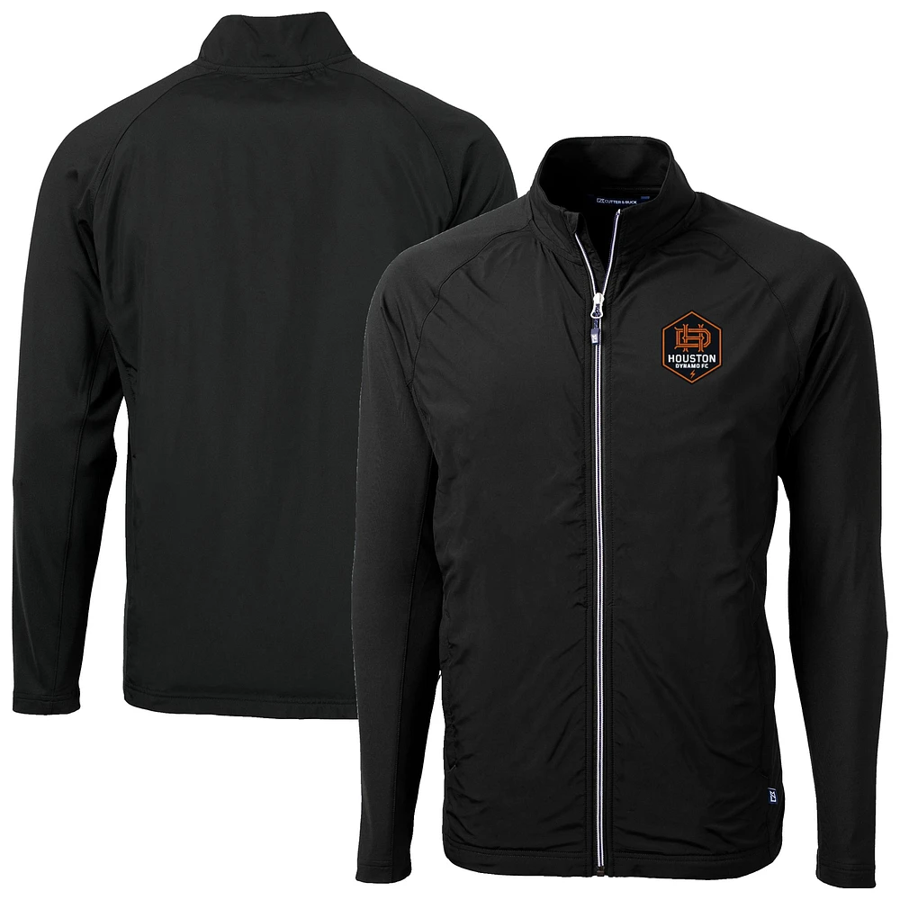 Men's Cutter & Buck Houston Dynamo FC Adapt Eco Knit Hybrid Recycled Full-Zip Jacket