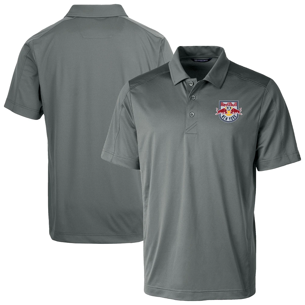 Men's Cutter & Buck New York Red Bulls Big Tall Prospect Eco Textured Stretch Recycled Polo