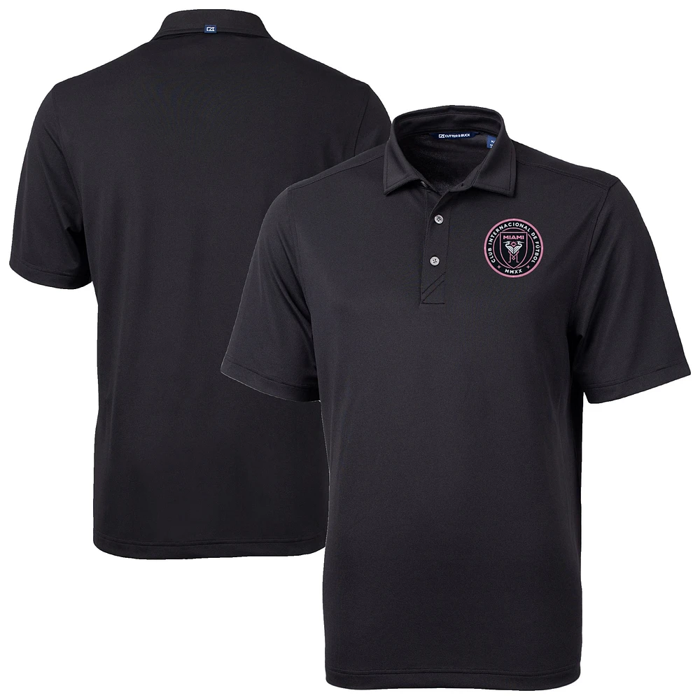 Men's Cutter & Buck Inter Miami CF Big Tall Virtue Eco Pique Recycled Polo