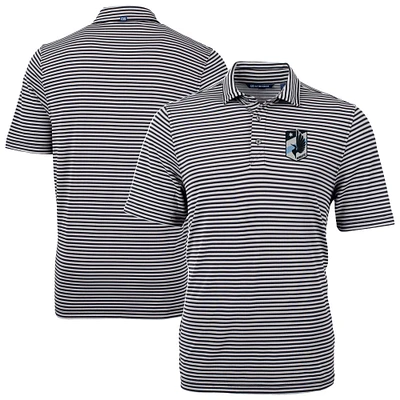 Men's Cutter & Buck Minnesota United FC Big Tall Virtue Eco Pique Stripe Recycled Polo