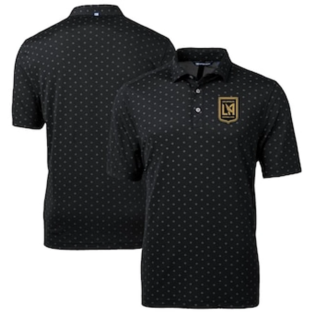 Men's Cutter & Buck LAFC Big Tall Virtue Eco Pique Tile Print Recycled Polo