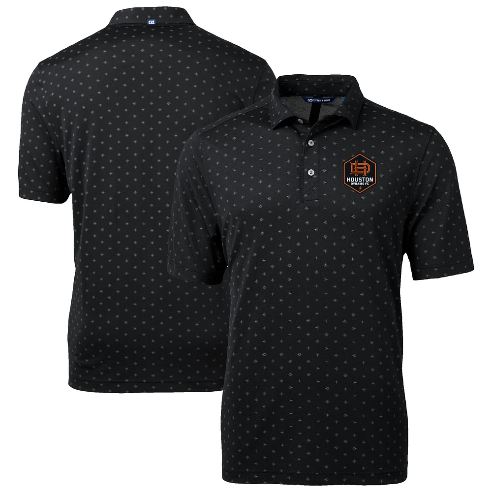 Men's Cutter & Buck Houston Dynamo FC Big Tall Virtue Eco Pique Tile Print Recycled Polo