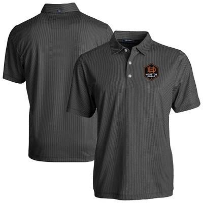 Men's Cutter & Buck Houston Dynamo FC Big Tall Pike Eco Symmetry Print Stretch Recycled Polo