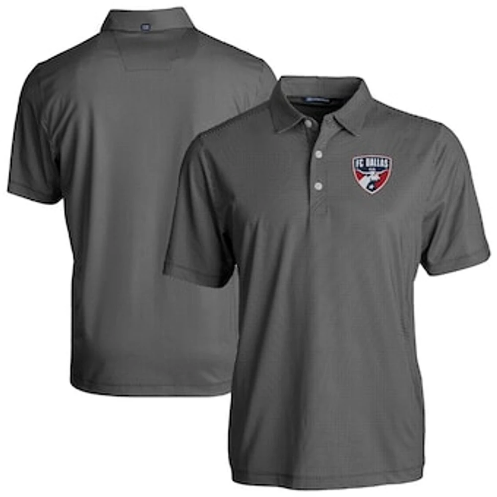 Men's Cutter & Buck FC Dallas Big Tall Pike Eco Symmetry Print Stretch Recycled Polo